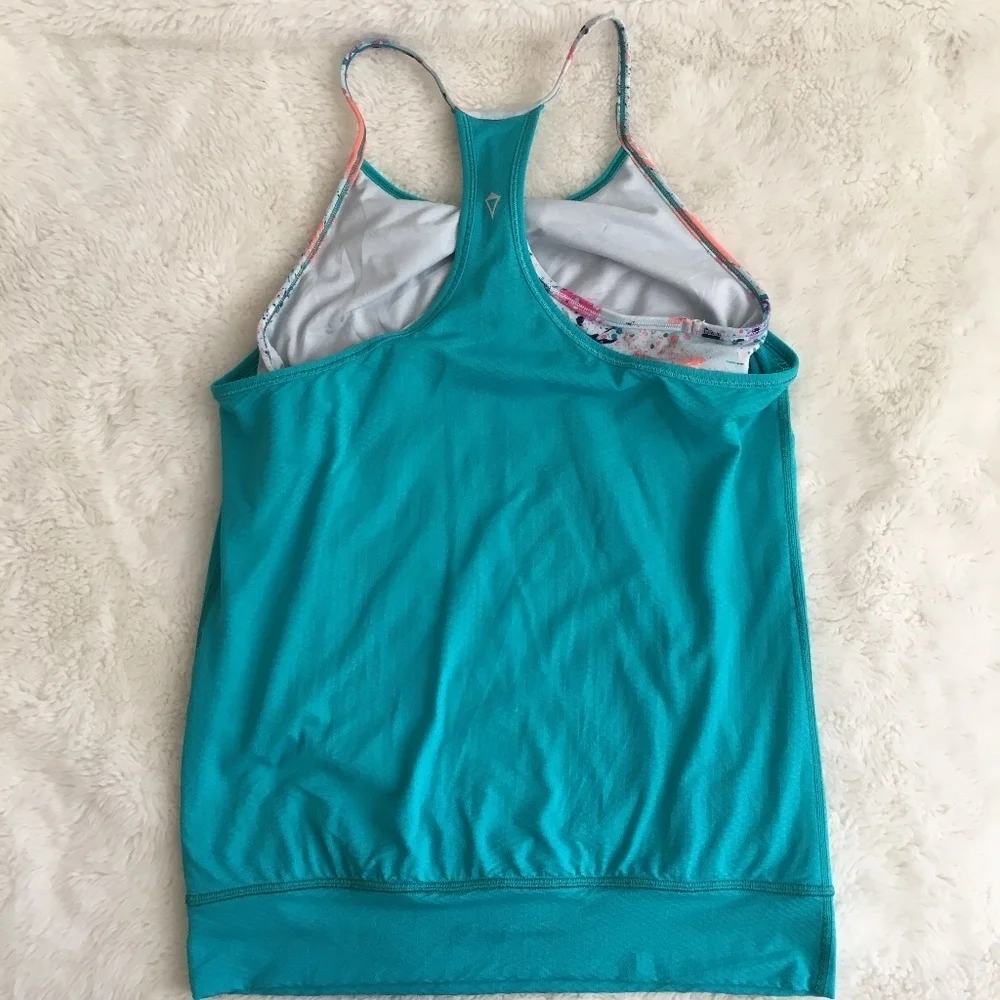 Ivivva Girls Pink Blue Tank Top Size 14